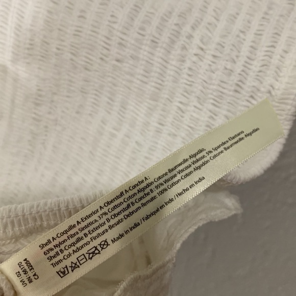 Free People White Lace Bralette size L - Picture 9 of 12